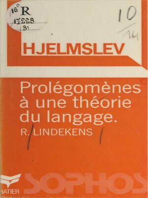 cover image of Hjelmslev